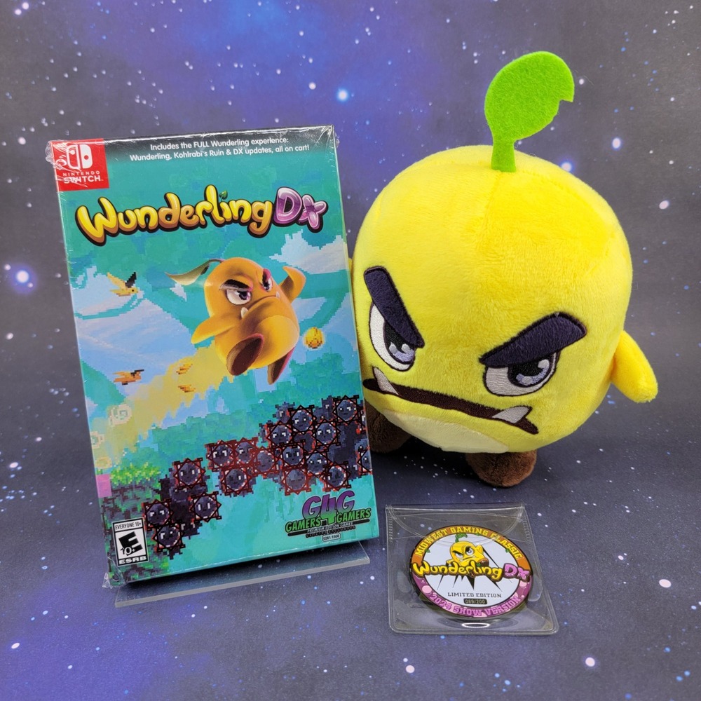 Wunderling DX Nintendo Switch Midwest Gaming Classic Limited Edition Plush Coin